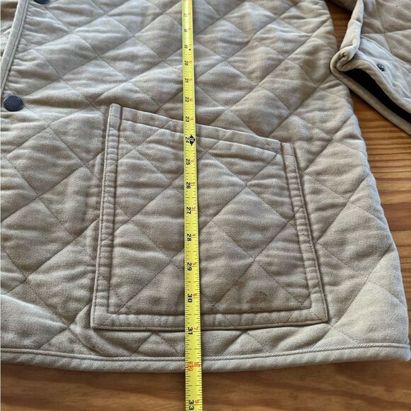 Vintage Polo Ralph Lauren Jacket XXL Tan Hunting Snap Chore Barn Field Quilted - Picture 3 of 10